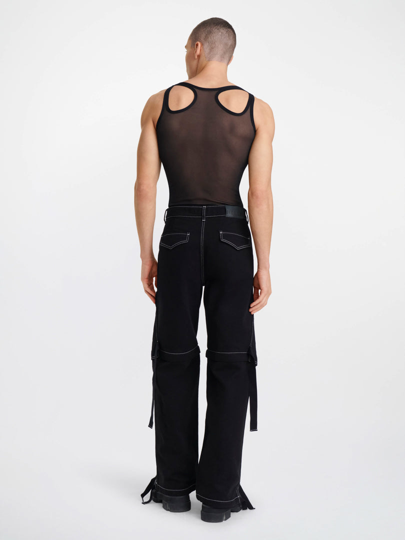 SHEER SHIFT LOOP TANK