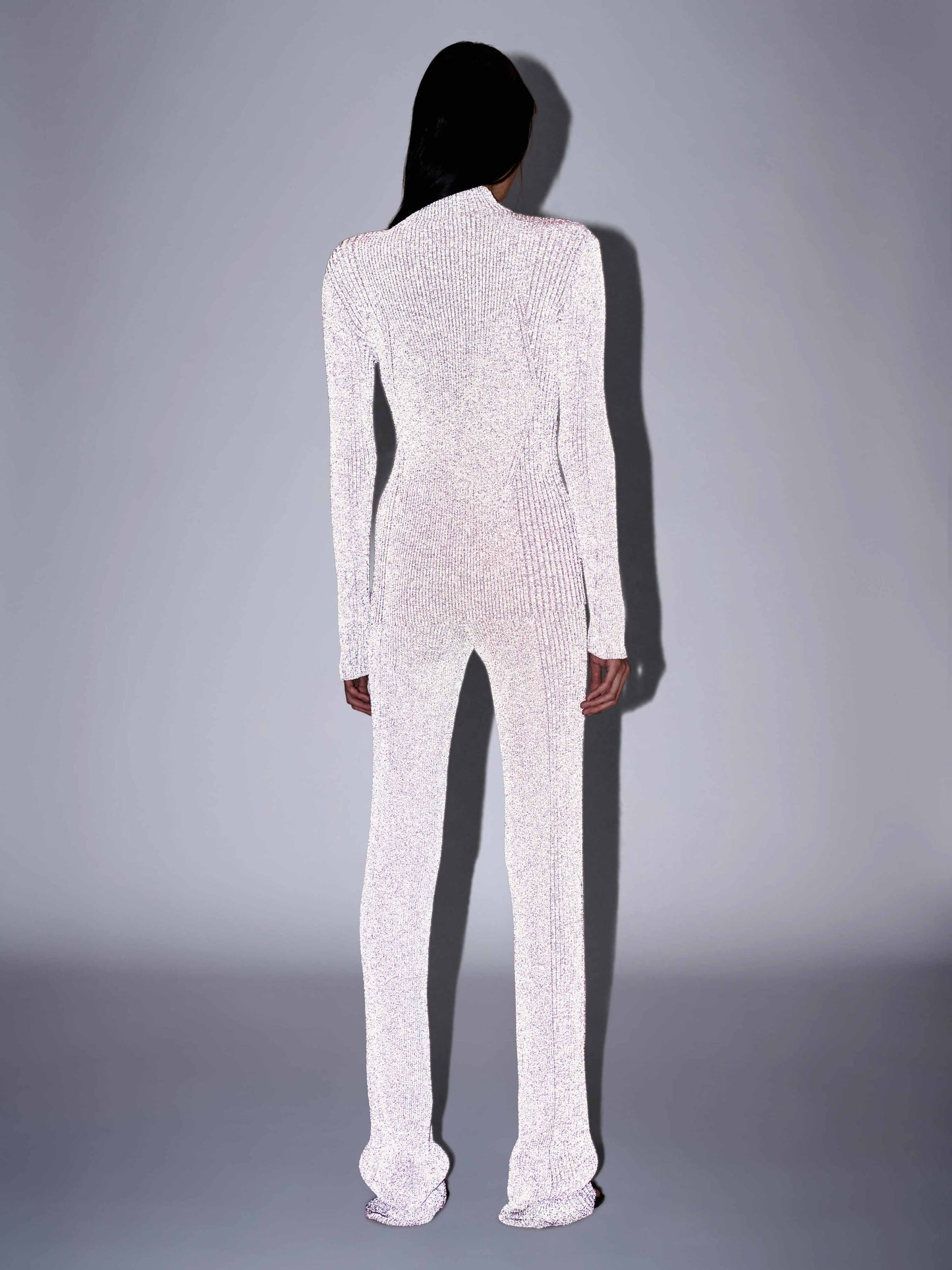 LIGHT REFLECTIVE RIB PANT