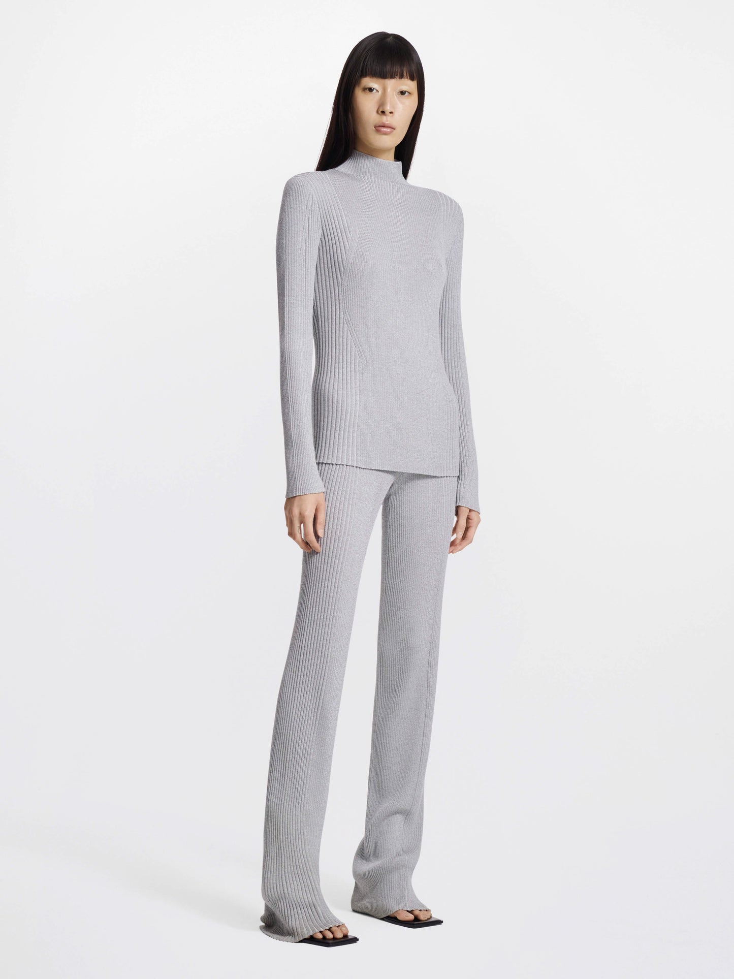 LIGHT REFLECTIVE RIB PANT