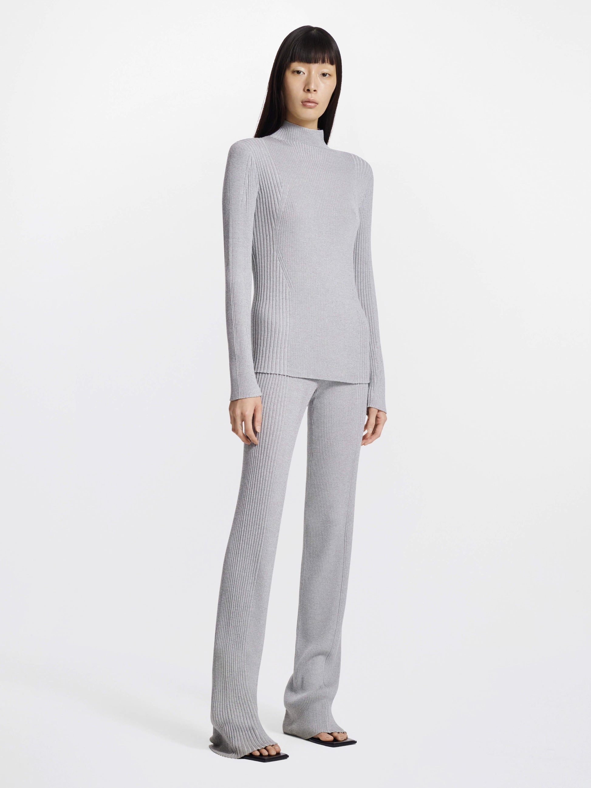 LIGHT REFLECTIVE RIB PANT