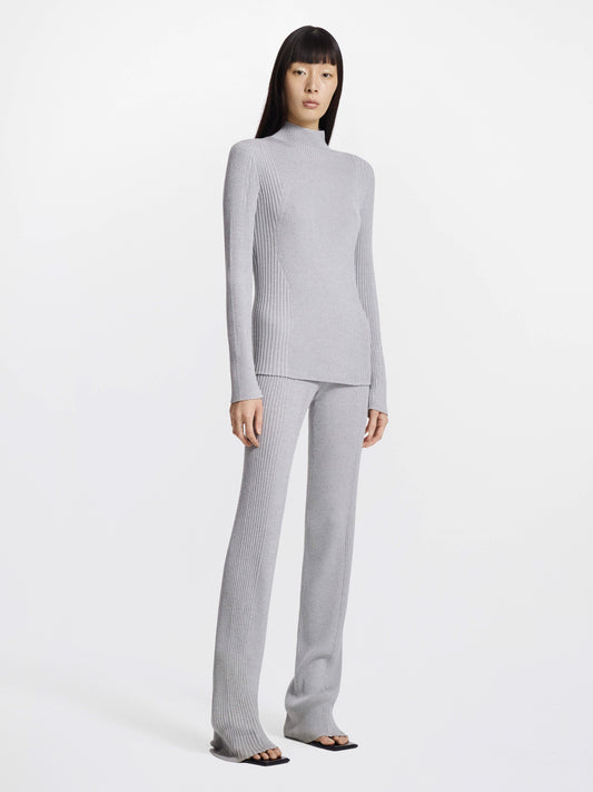 LIGHT REFLECTIVE RIB PANT