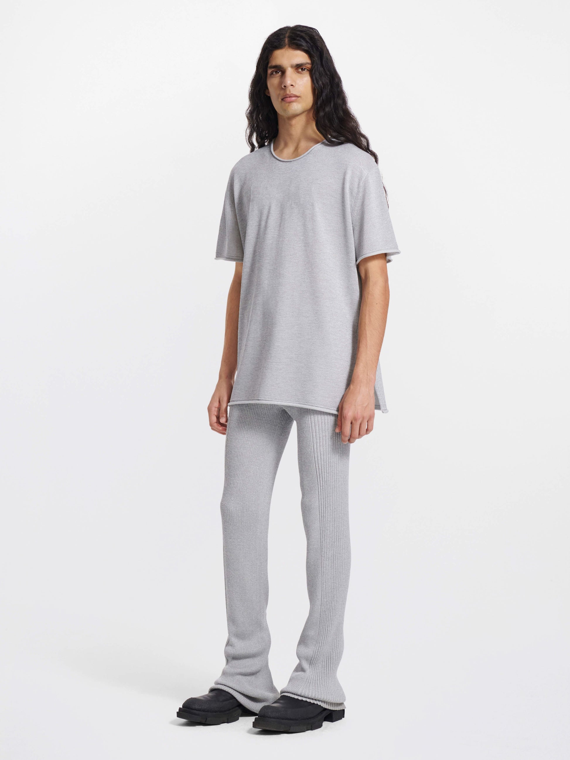 LIGHT REFLECTIVE RIB PANT