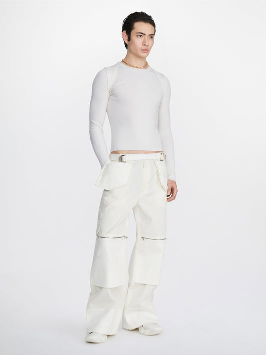 SUSPENDED HARNESS LONG SLEEVE TOP